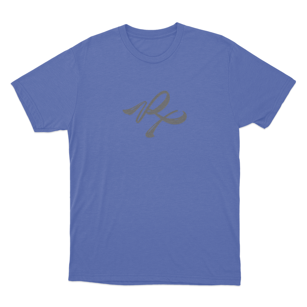 PRX Classic Signature Logo Unisex T Shirt Blue PRX Classic Signature Logo Unisex T Shirt Blue
