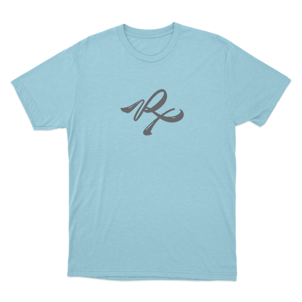 PRX Classic Signature Logo Unisex T Shirt Sky Blue PRX Classic Signature Logo Unisex T Shirt Sky Blue