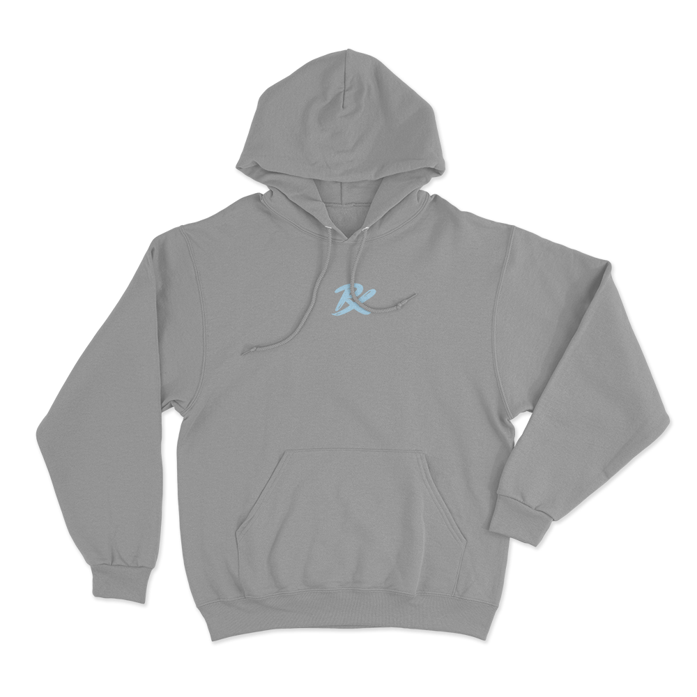 PRX Signature Logo Unisex Hoodie Grey PRX Signature Logo Unisex Hoodie Grey