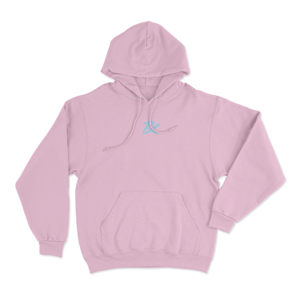 PRX Signature Logo Unisex Hoodie Pink PRX Signature Logo Unisex Hoodie Pink