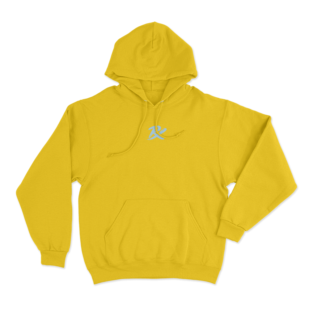 PRX Signature Logo Unisex Hoodie Yellow PRX Signature Logo Unisex Hoodie Yellow