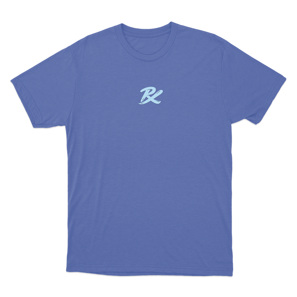 PRX Signature Logo Unisex T Shirt Blue PRX Signature Logo Unisex T Shirt Blue