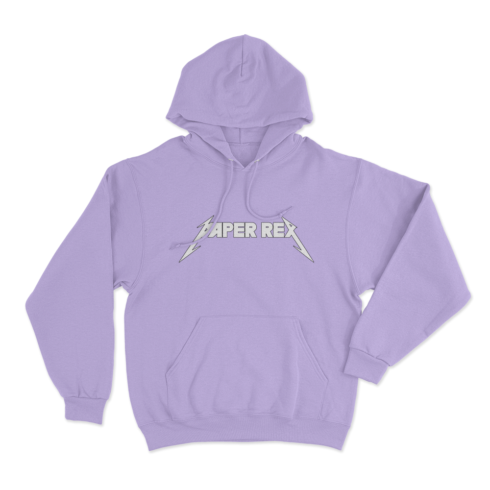 Paper Rex Metal Logo Unisex Hoodie Purple Paper Rex Metal Logo Unisex Hoodie Purple