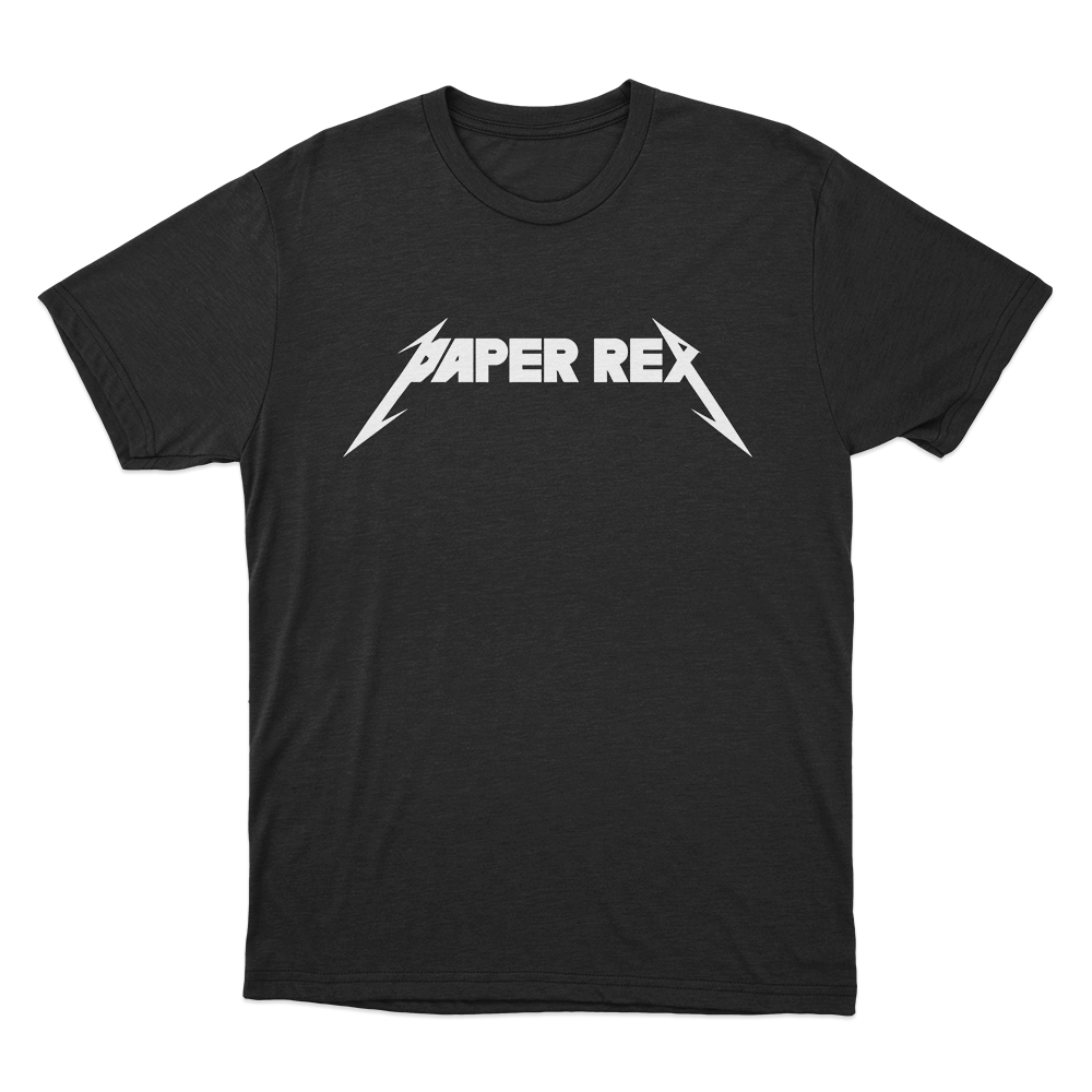 Paper Rex Metal Logo Unisex T Shirt Black Paper Rex Metal Logo Unisex T Shirt Black
