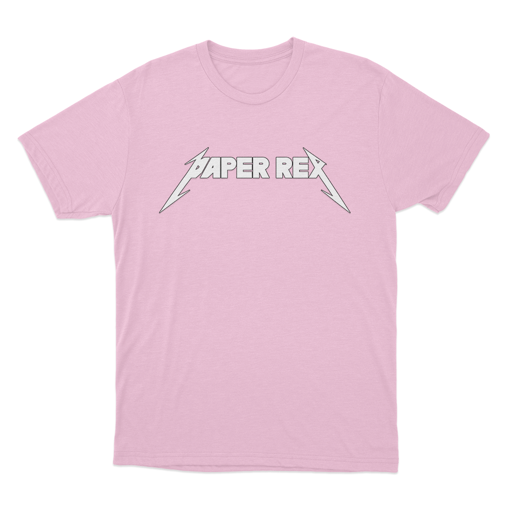 Paper Rex Metal Logo Unisex T Shirt Pink Paper Rex Metal Logo Unisex T Shirt Pink
